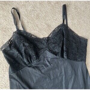 Vintage Babydoll Top Lace Camisole Womens 38 Coquette Whimsigoth Fairy Feminine